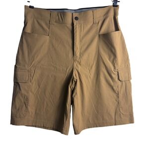Orvis Mens Voyager Cargo Shorts TanStretch Hiking Outdoor  Nylon hiking Size 34